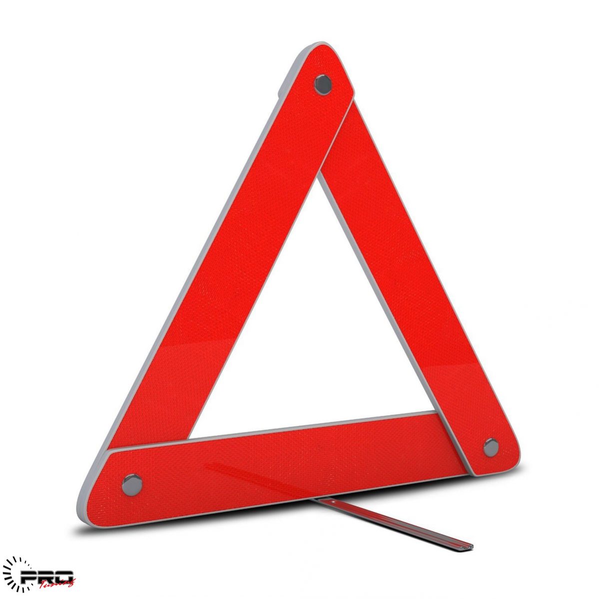 Red Mottdam Triple Warning,3PCS Reflective Triangle Warning Sign Car Hazard Road Emergency Breakdown Board,Triangle Reflector Safety Triangle Kit 