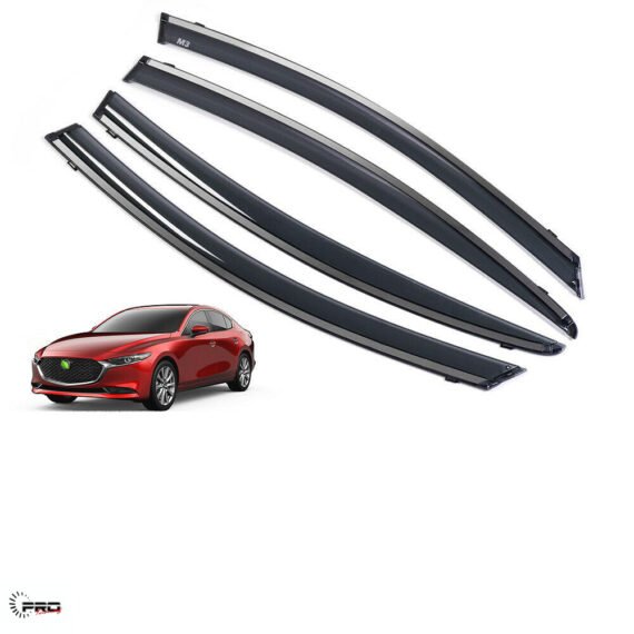 Windshield Mazda 3 2019-2023 with 15mm Chrome Linings
