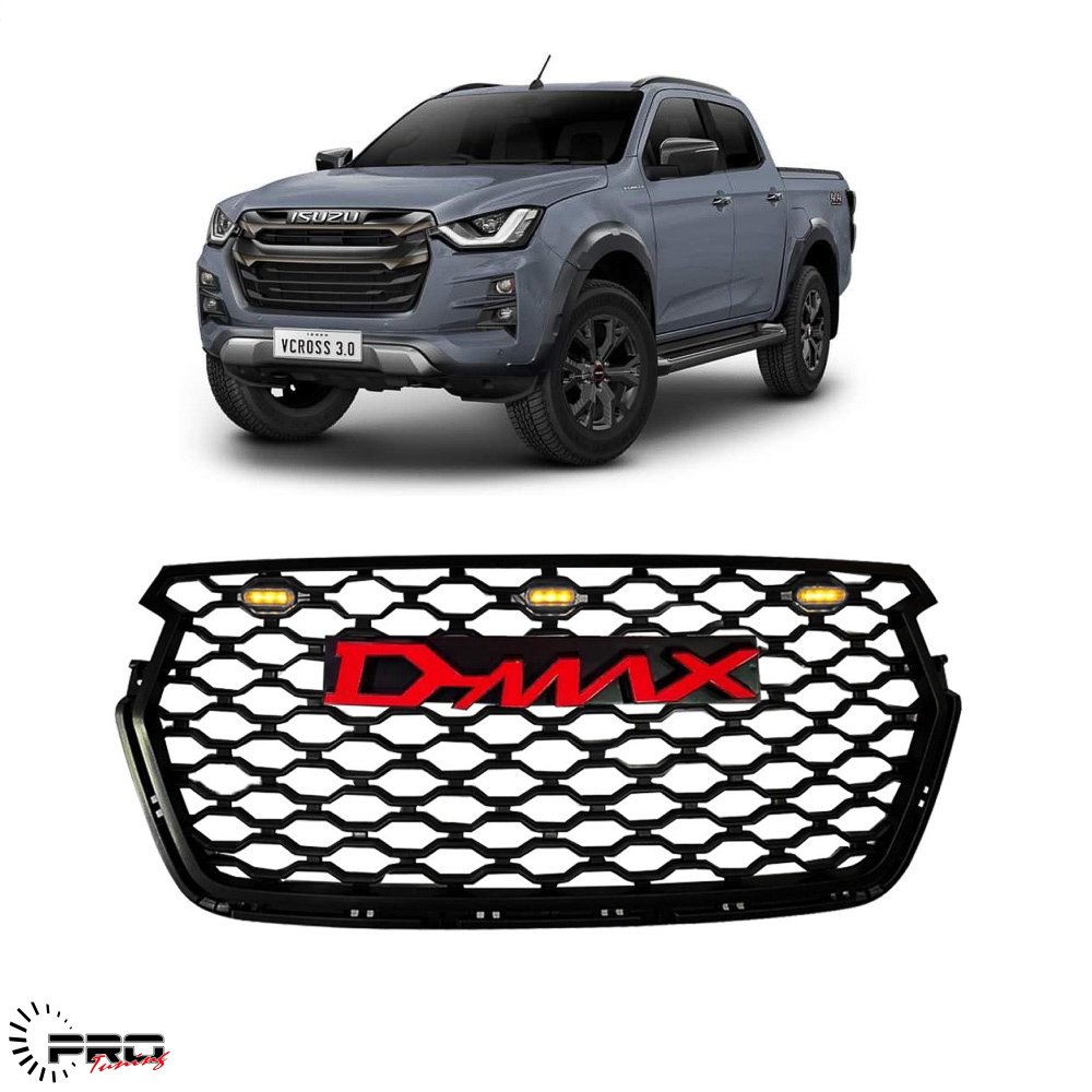 Isuzu D-Max Grill 2022+ with LED - Pro Tuning