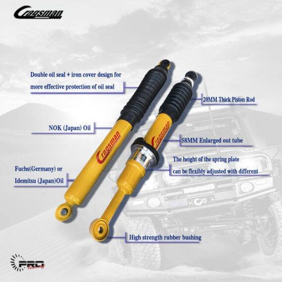 Coilovers Lift Kit Nissan Navara ( 10 Stage Adjustable) - Image 2