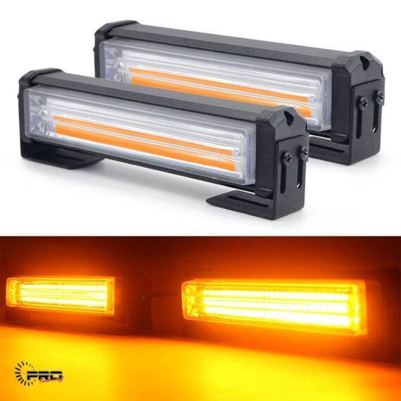 LED Police COB (White + Yellow)