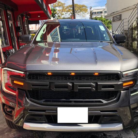 Ford Ranger Grill T9 (WITH LED + SIDE LED) BLACK