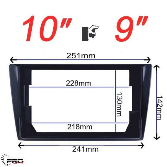 Frame Android 10.1" to 9"