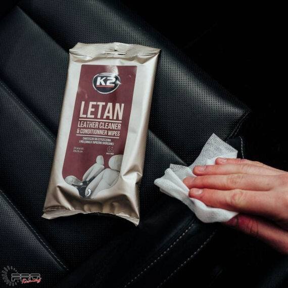 K2 K210 LETAN LEATHER CLEANER 24 WIPES