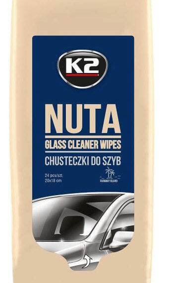 K2 K500 GLASS CLEAN WIPES 24 WIPES