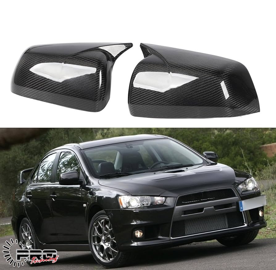 Batman Mirror Cover Carbon Mitsubishi Lancer EX - Pro Tuning Batman Mirror Cover Carbon Mitsubishi Lancer EX - Pro Tuning