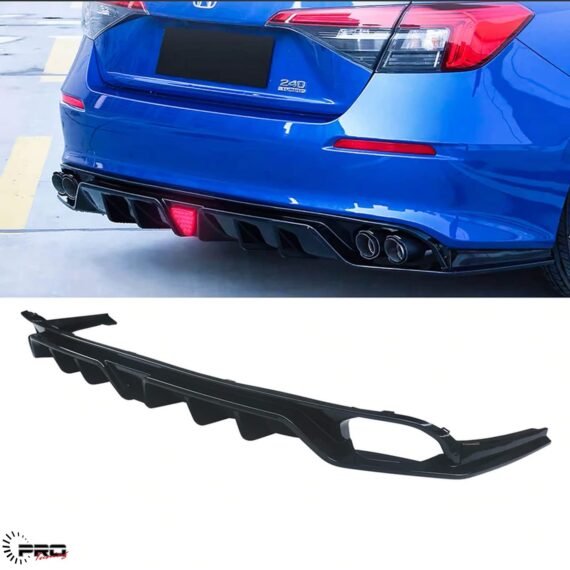 Bodykit Honda Civic 2022+ Rear Lips + Decorative Pipe