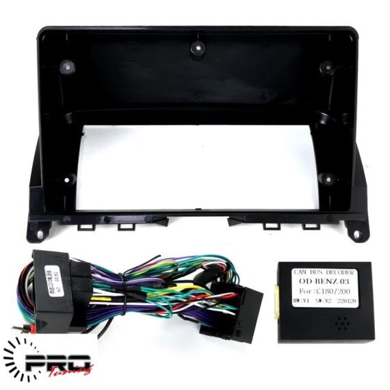 Frame Mercedes W204 Android (9 inches) + Wiring + Canbus