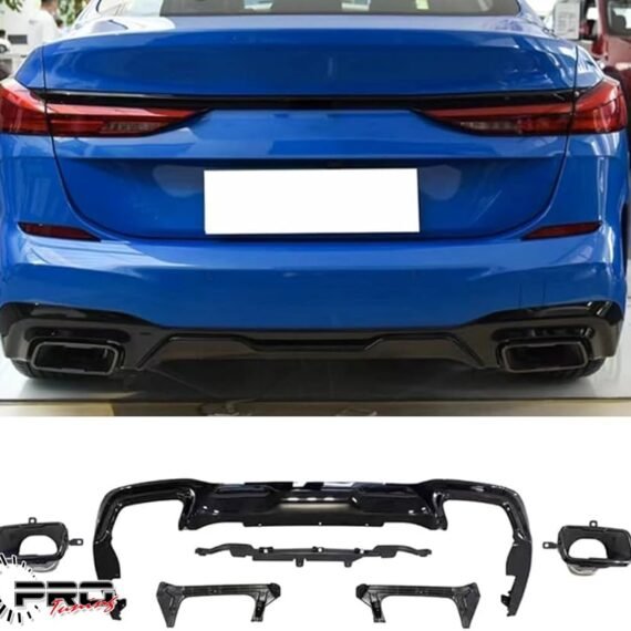 Bmw F44 2-Series - Rear Diffuser for M Bumper with Exhaust Pipe