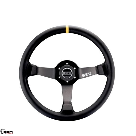 SPARCO STEERING WHEELS - STRWHL 345 LEATHER BLACK