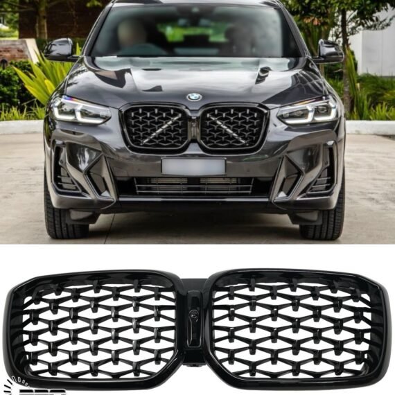 Bmw X3 G01 - G08 grill 2022+ LCI - Glossy Black