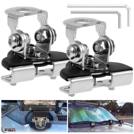 Fog Lamp Bracket for Bonnet (Stainless Steel)