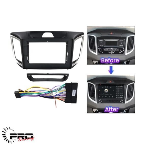 Frame Hyundai Creta Android 9" + Wiring + CANBUS