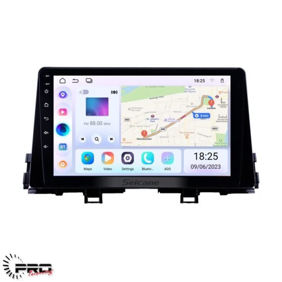 Frame Kia Picanto 2016-UP Android 9" + Wiring + CANBUS